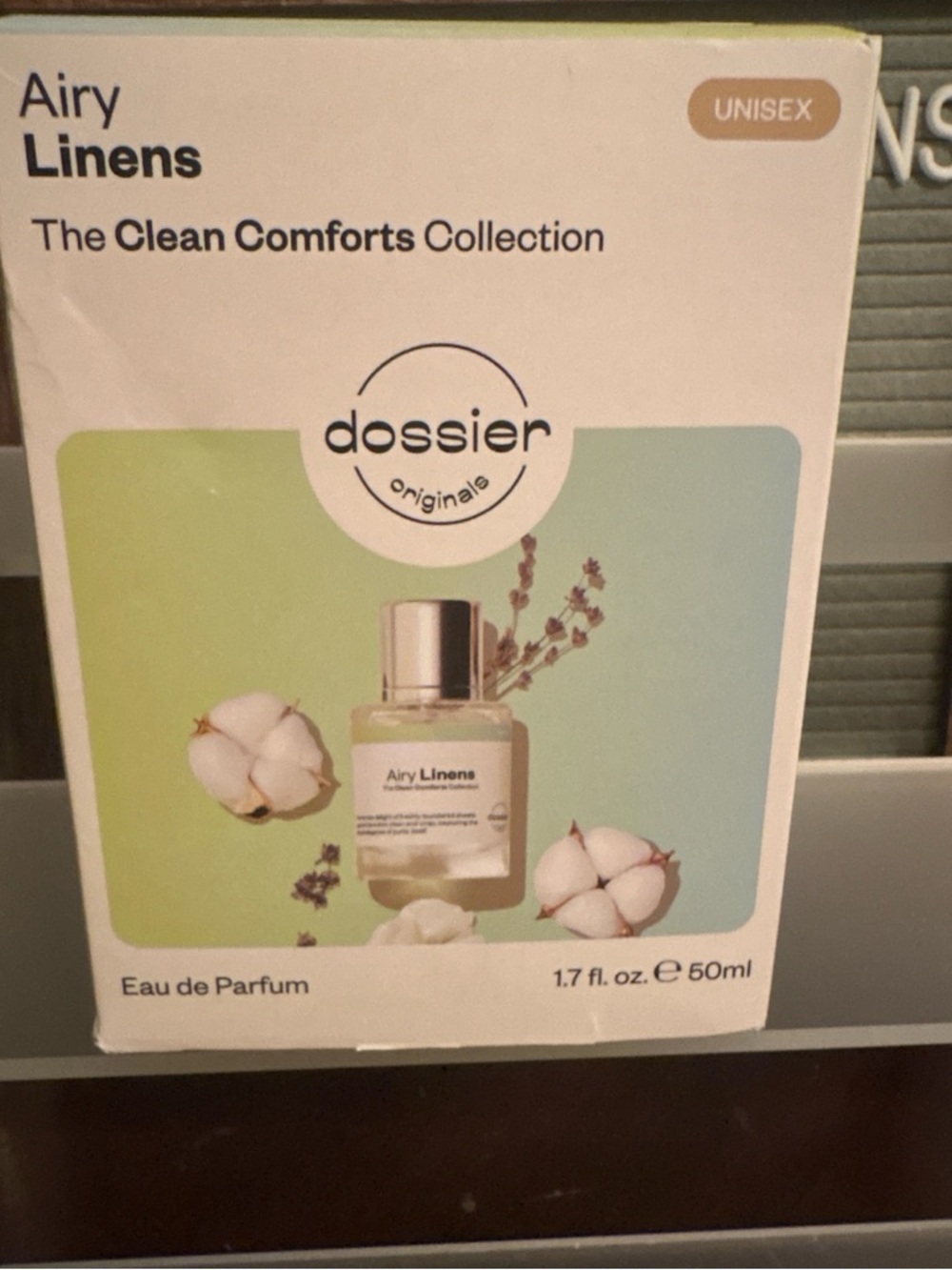 Airy Linens Eau de Parfum - Fresh Cotton Scent (50ml) UNISEX